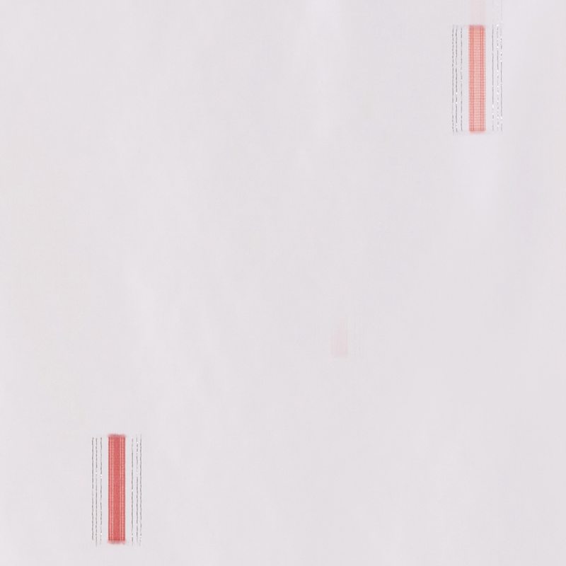 Vitrage CLUB coloris corail 65 x 130 cm