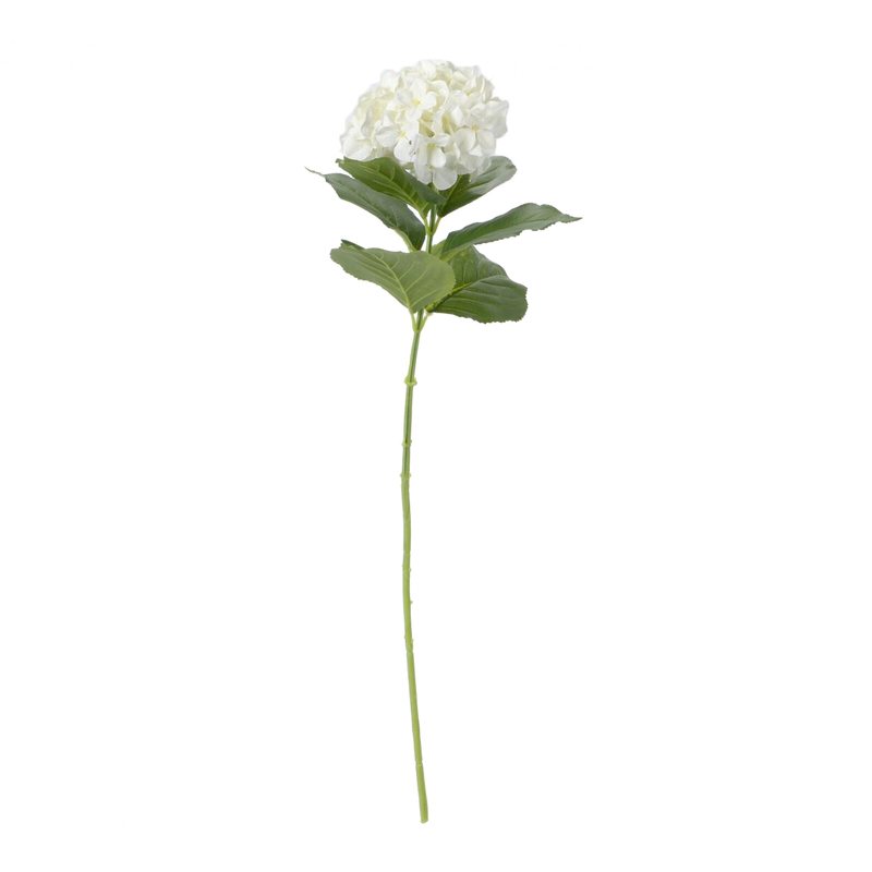 Fleur artificielle HORTENSIA coloris blanc