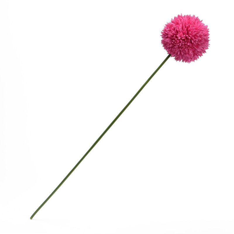 Fleur artificielle ALIUM BOULE coloris rose