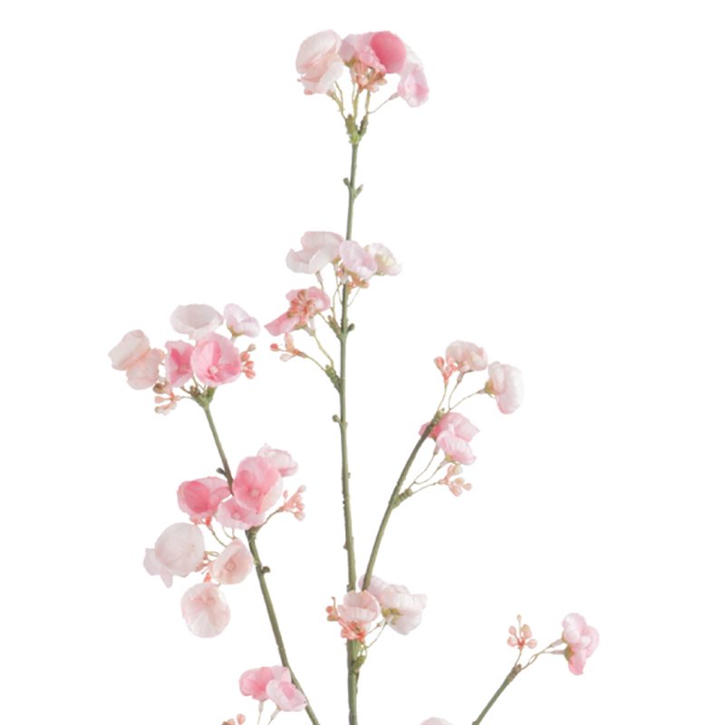 Fleur artificielle HYDRANGEA POMPON coloris rose