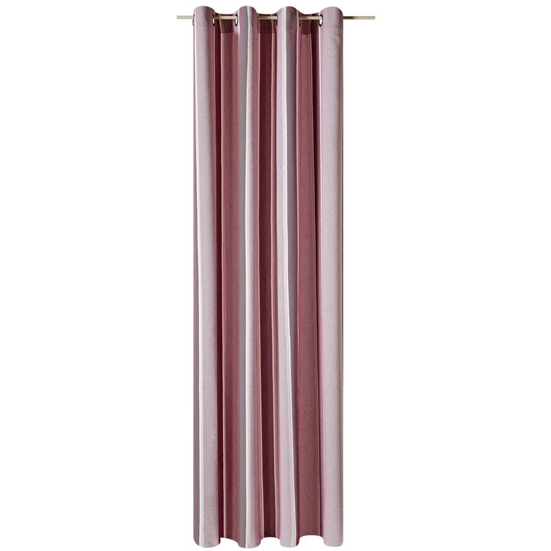 Rideau GENTLEMAN coloris rouge 140 x 260 cm