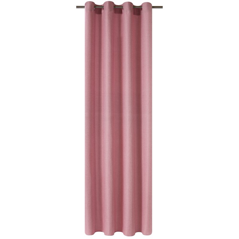 Rideau SWEET COSY coloris vieux rose 140 x 240 cm