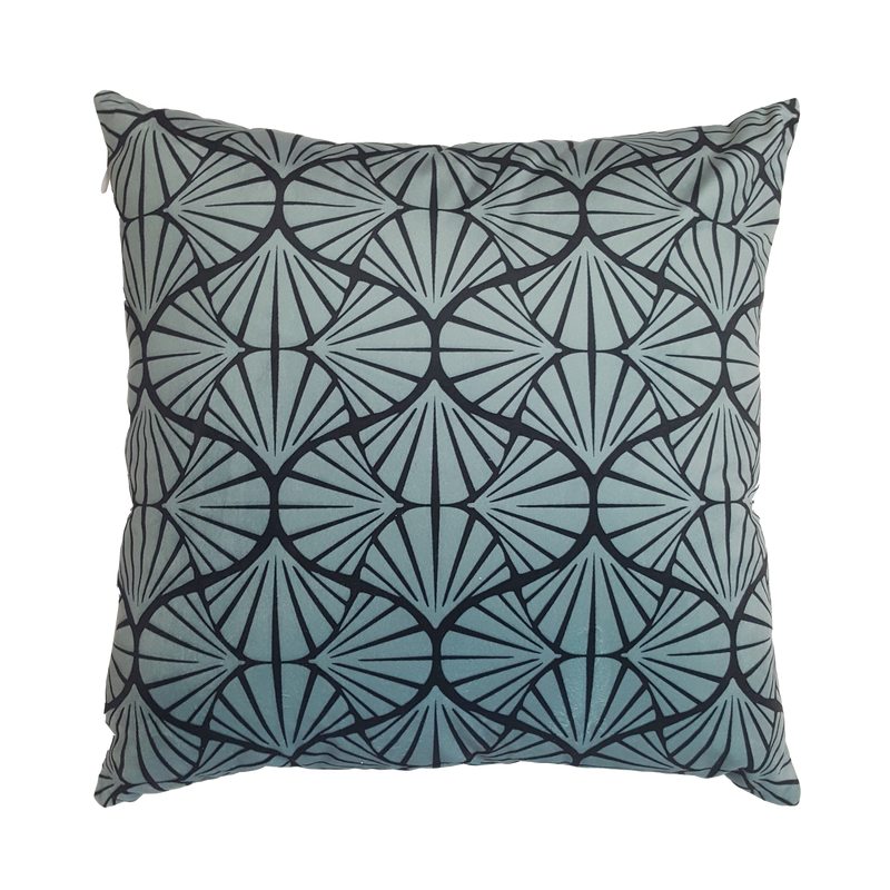 Coussin GARDEN coloris bleu 40 x 40 cm