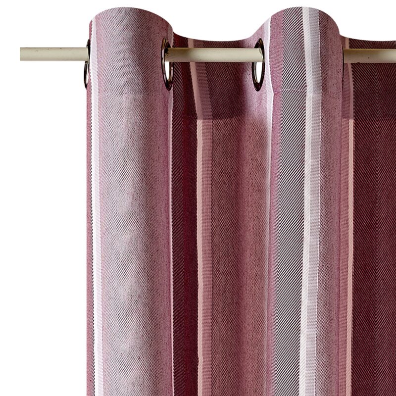 Rideau GENTLEMAN coloris rouge 140 x 260 cm