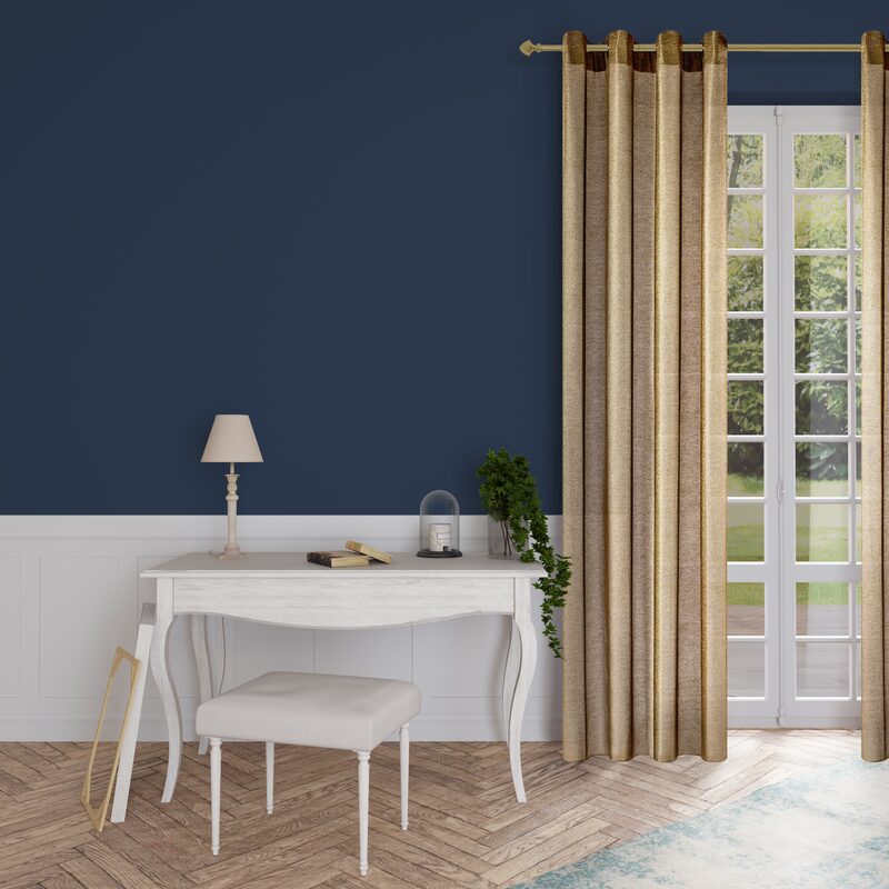 Voilage BLACK MAGIC coloris doré 145 x 240 cm