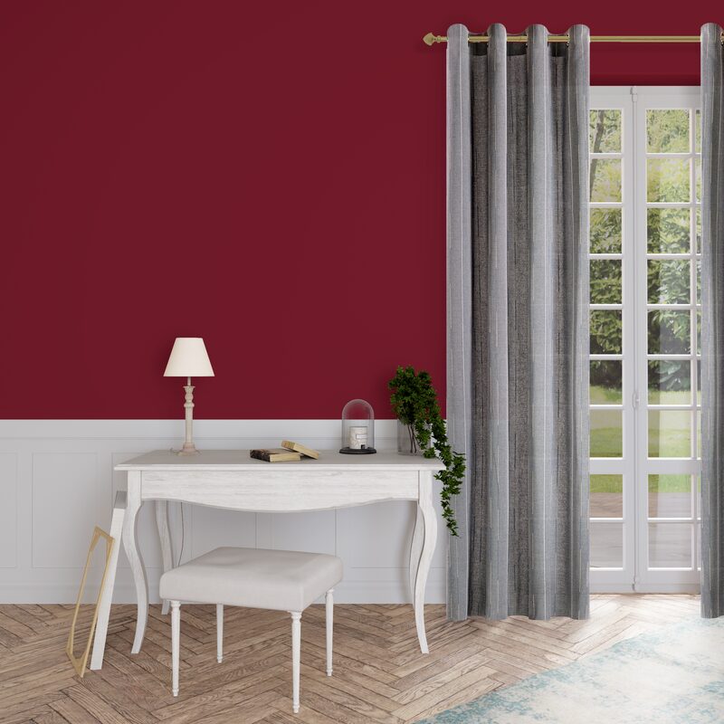 Rideau MIKADO coloris gris 140 x 260 cm