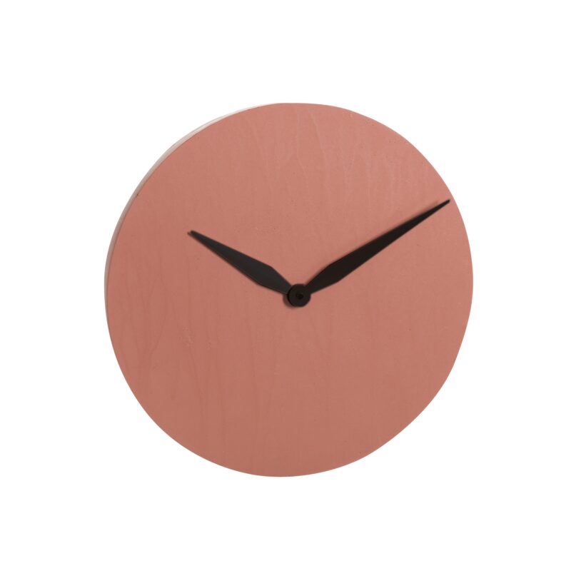Horloge YNNA coloris terre cuite