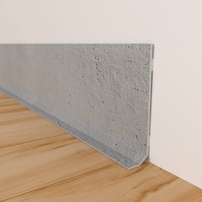 Plinthe déco ASPHALTE coloris gris