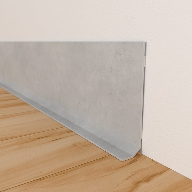 Plinthe déco BÉTON CLAIR coloris gris