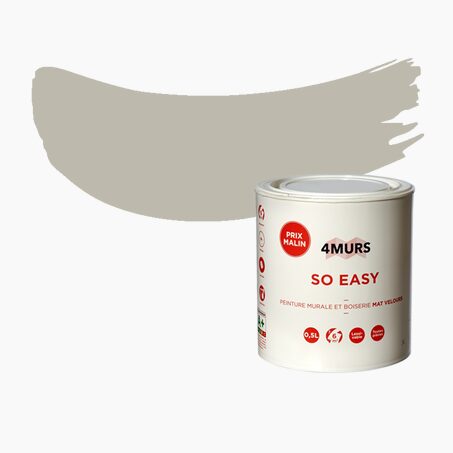 Peinture Finition SO EASY taupe clair Mat 0,5 L