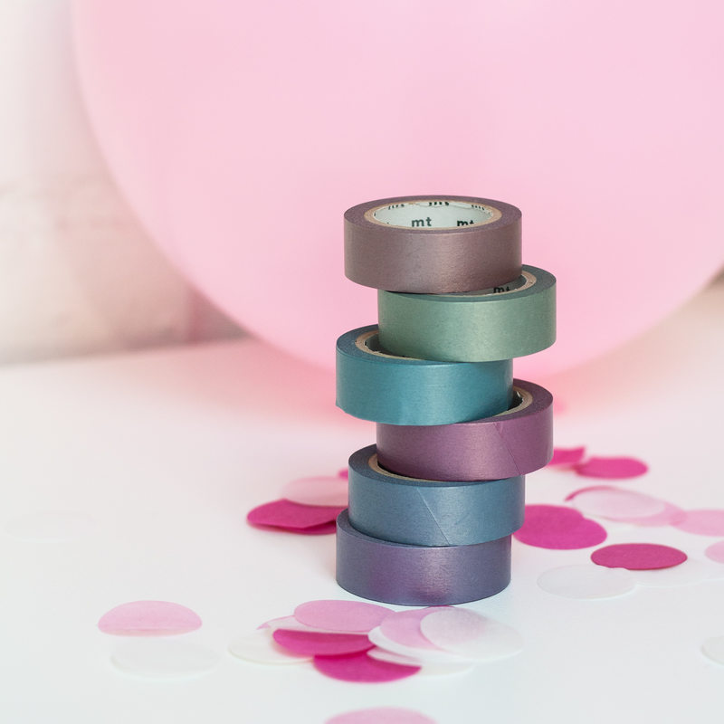 Masking tape PEARL coloris bleu