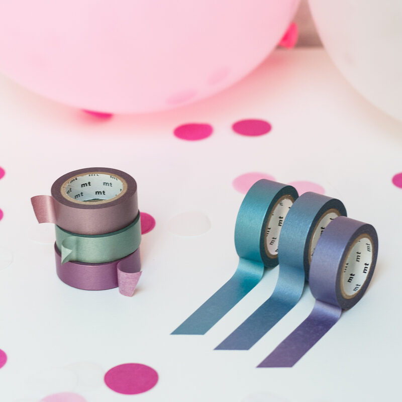 Masking tape PEARL coloris bleu