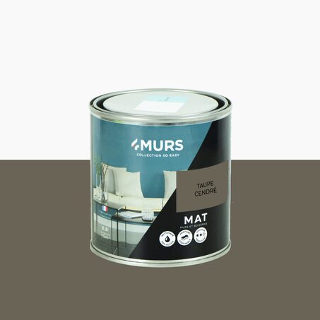 Peinture Finition SO EASY taupe cendré Mat 0,5 L