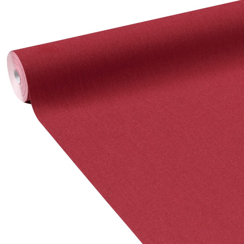 Papier peint intissé CALICO coloris rouge griotte