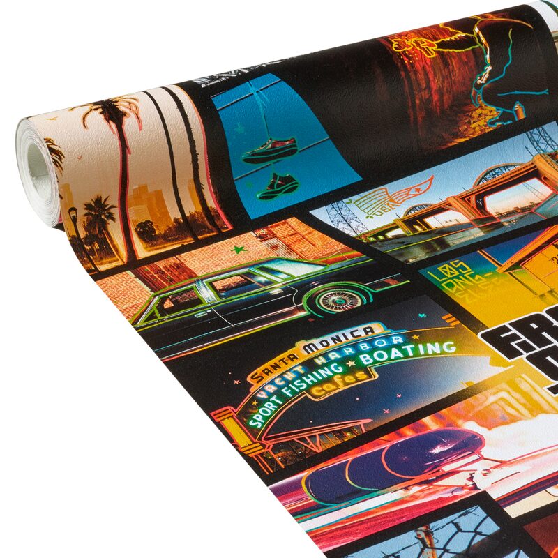 Papier peint FREEGUN LOS ANGELES coloris multicolore