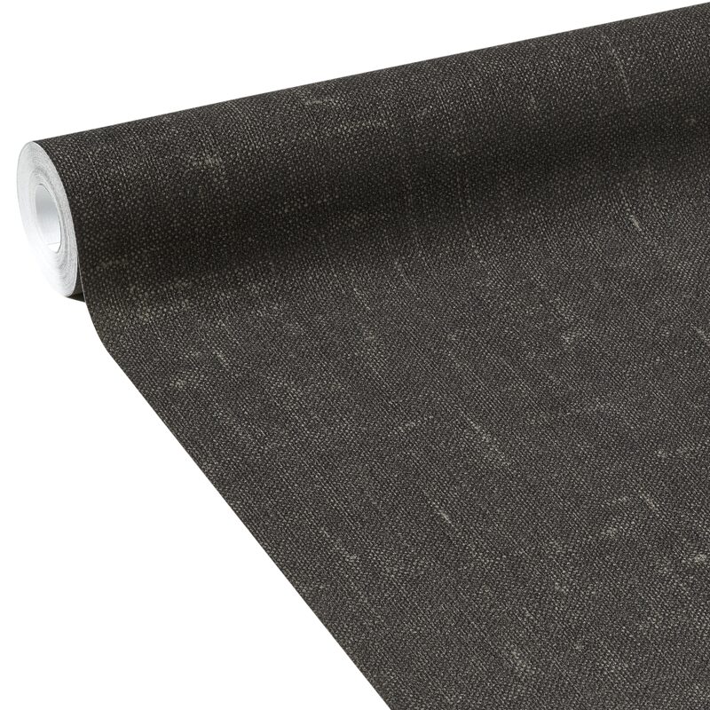 Papier peint intissé TITOUAN coloris noir