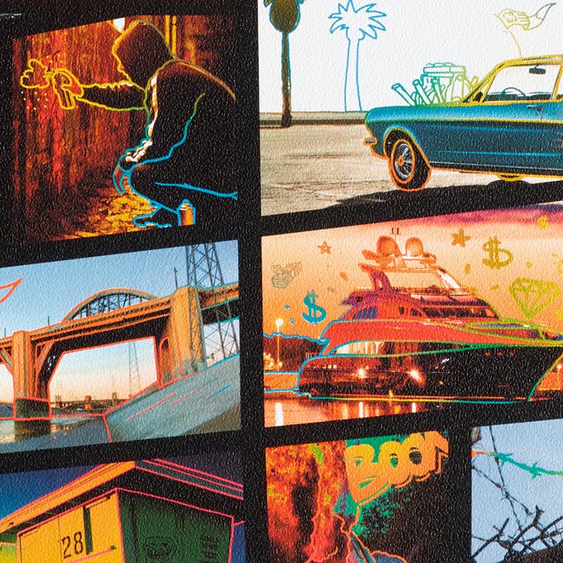 Papier peint FREEGUN LOS ANGELES coloris multicolore