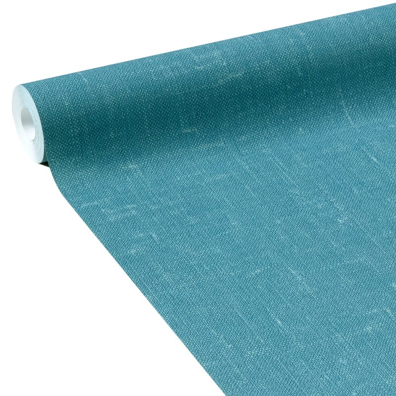 Papier peint intissé TITOUAN coloris bleu jean