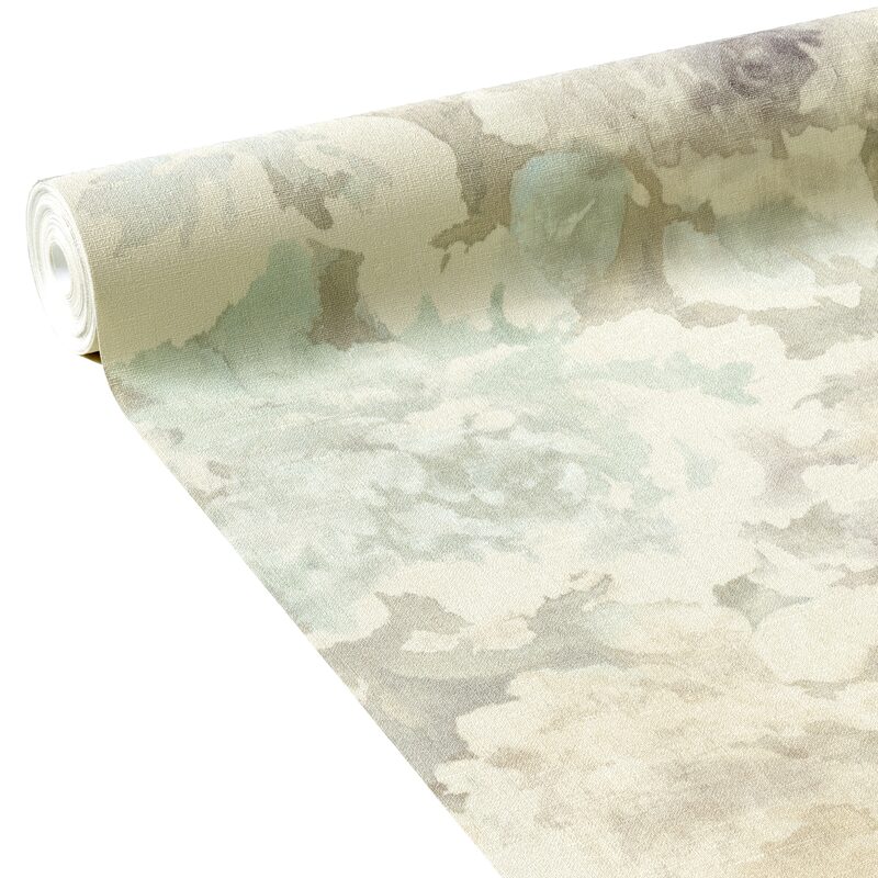 Papier peint intissé FLORENTINE CAMELIA coloris beige