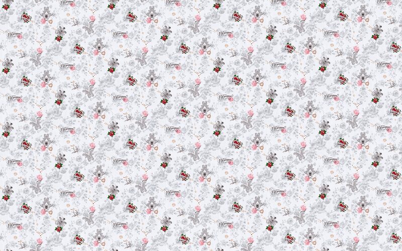 Papier peint MISS FREEGUN TATOO coloris gris perle