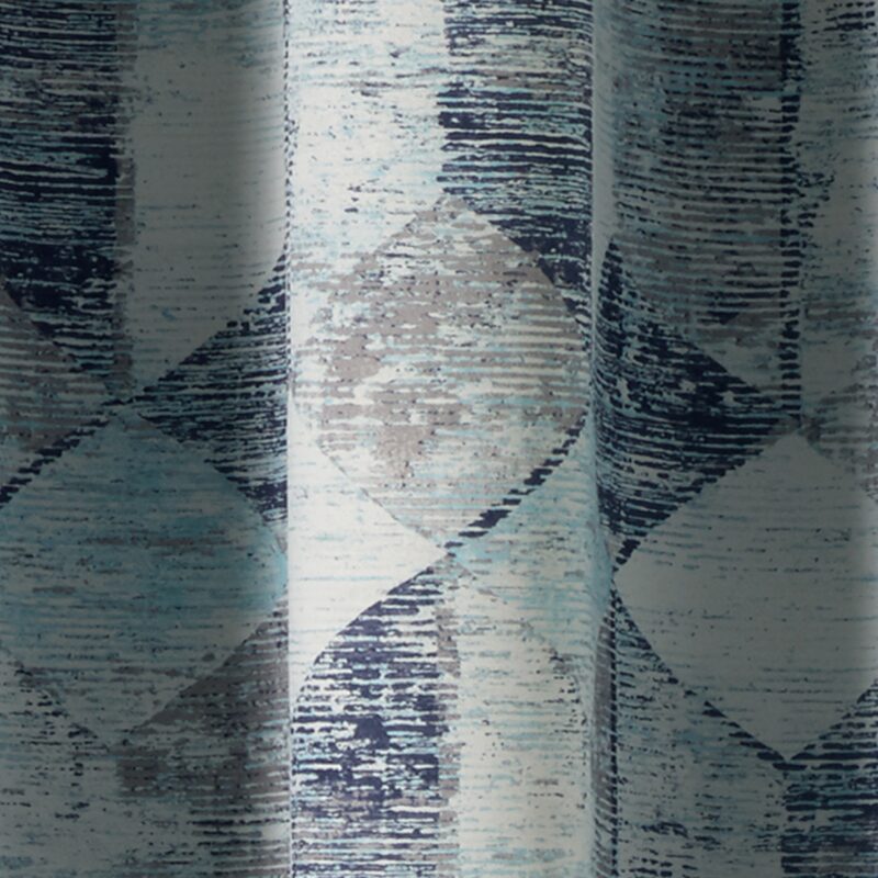 Rideau SAPHIR coloris bleu 145 x 255 cm