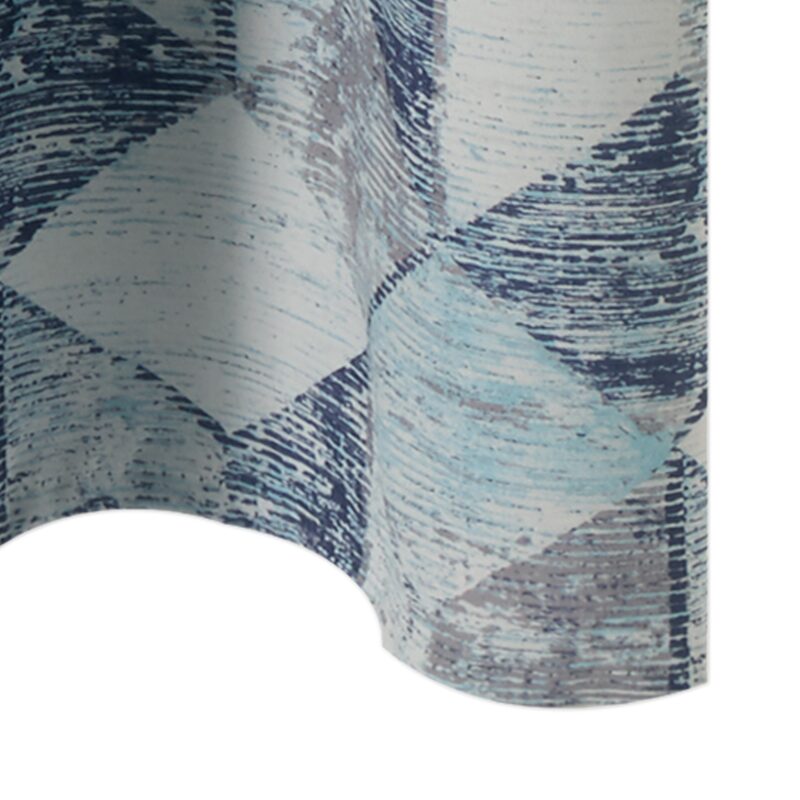Rideau SAPHIR coloris bleu 145 x 255 cm