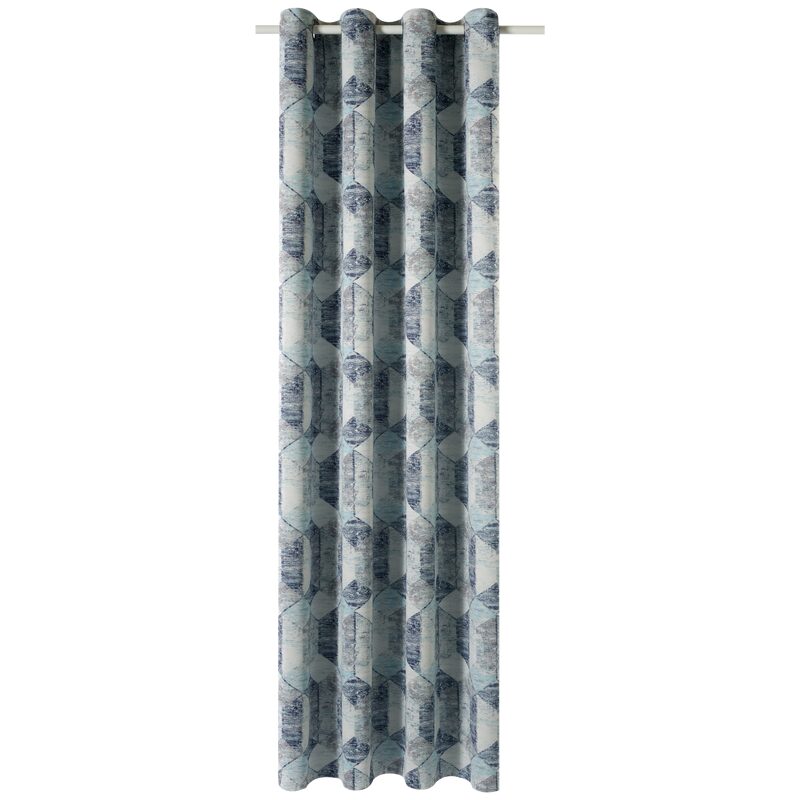 Rideau SAPHIR coloris bleu 145 x 255 cm