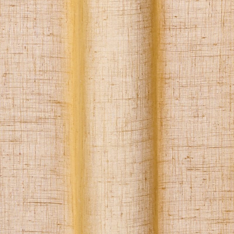 Voilage ENZOY coloris jaune curry 140 x 240 cm