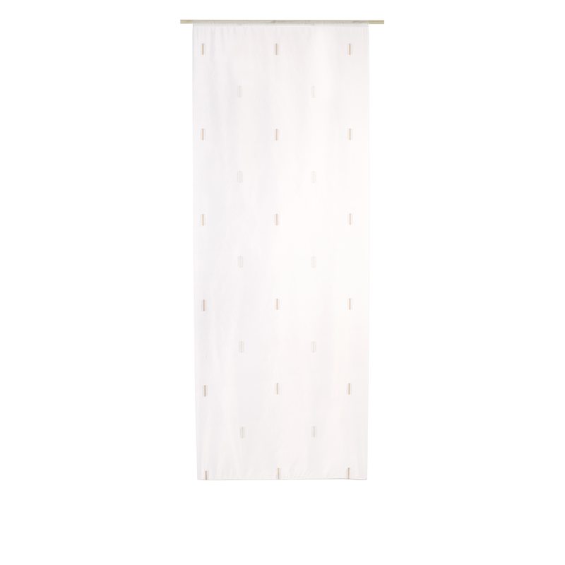 Vitrage CLUB coloris beige 80 x 210 cm