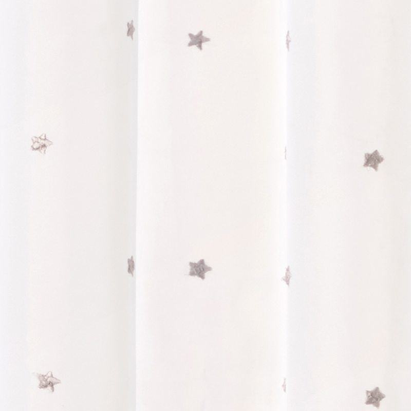 Voilage VENUSIA coloris gris perle 140 x 240 cm