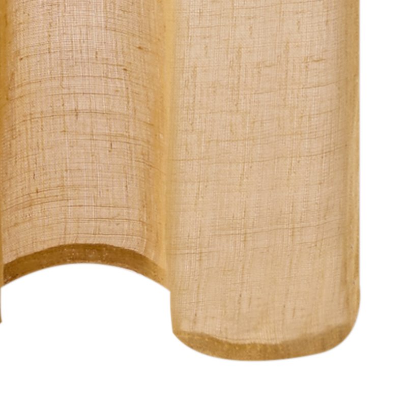 Voilage ENZOY coloris jaune curry 140 x 240 cm