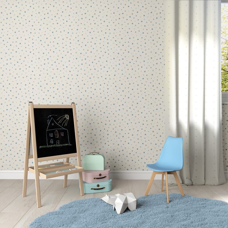 Chaise enfant NABIA coloris bleu