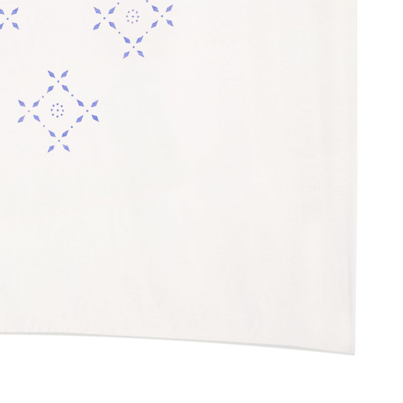 Vitrage CÉRAMIQUE coloris bleu 80 x 200 cm