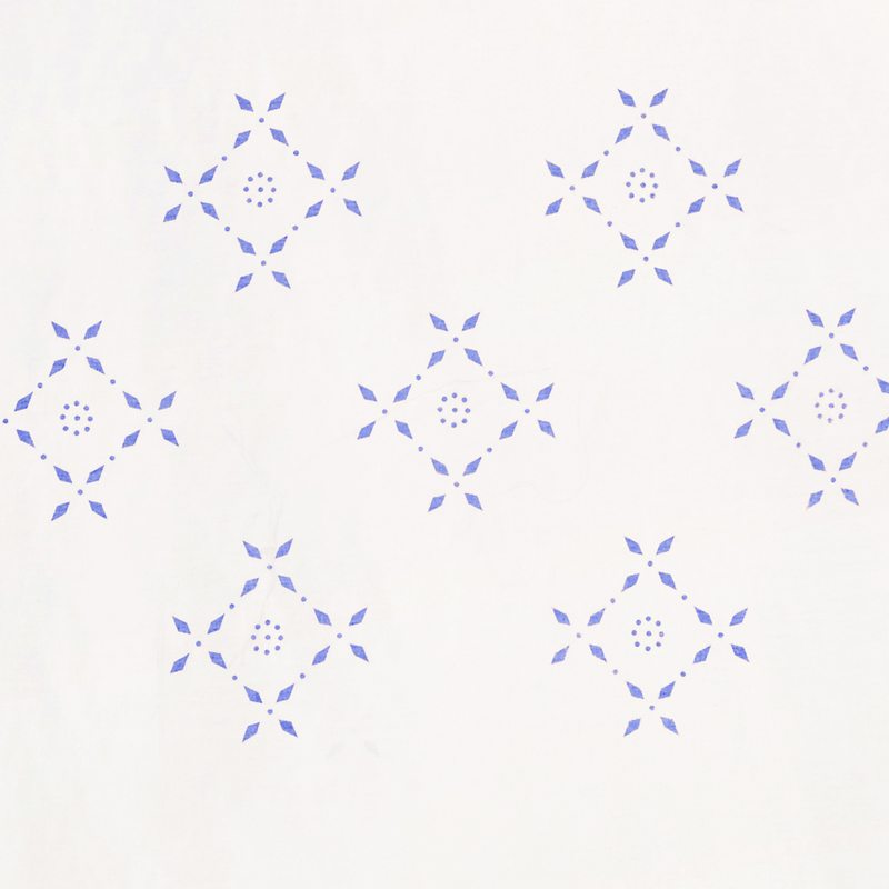Vitrage CÉRAMIQUE coloris bleu 80 x 200 cm