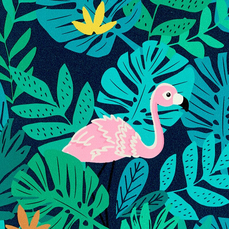 Papier peint intissé JUNGLE KIDS BY E.RIVASSOUX coloris bleu marine