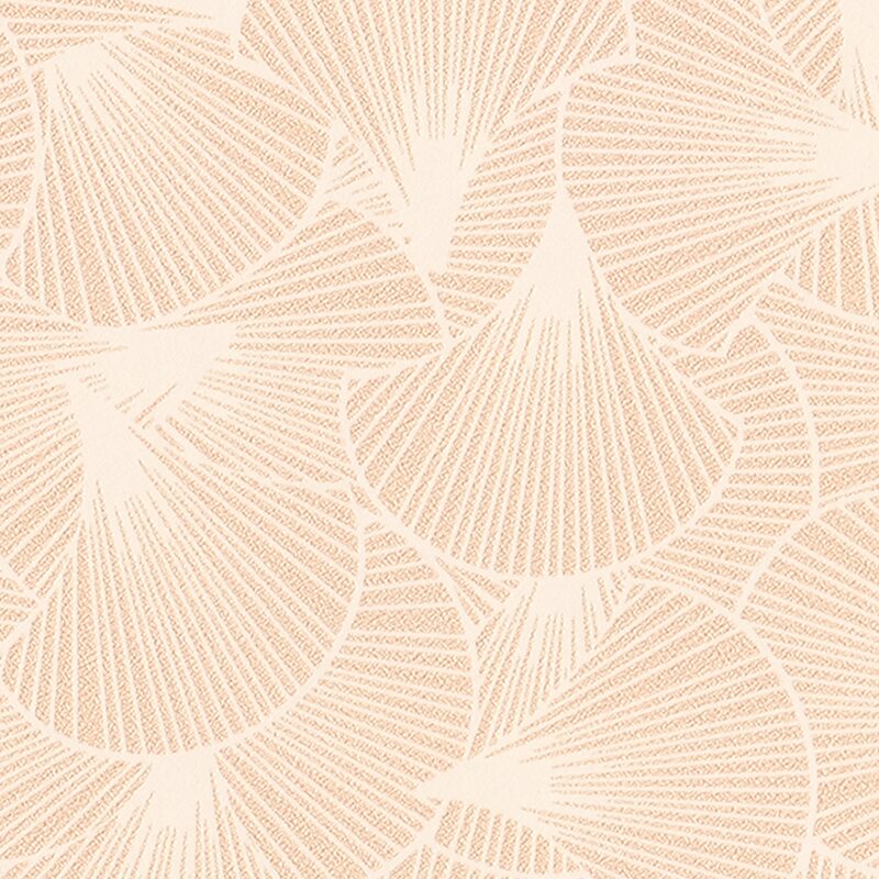 Papier peint intissé PAPYRUS BY NYMPHEA'S FACTORY coloris pêche
