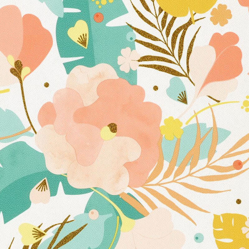 Papier peint intissé AURORE TROPICALE BY NYMPHEA'S FACTORY coloris multicolore