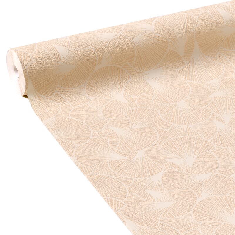 Papier peint intissé PAPYRUS BY NYMPHEA'S FACTORY coloris pêche