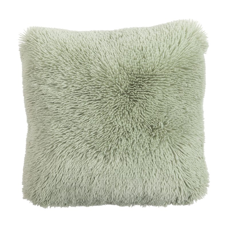 Coussin BODRUM coloris vert pastel 45 x 45 cm