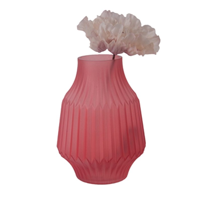Vase HILDA coloris rose
