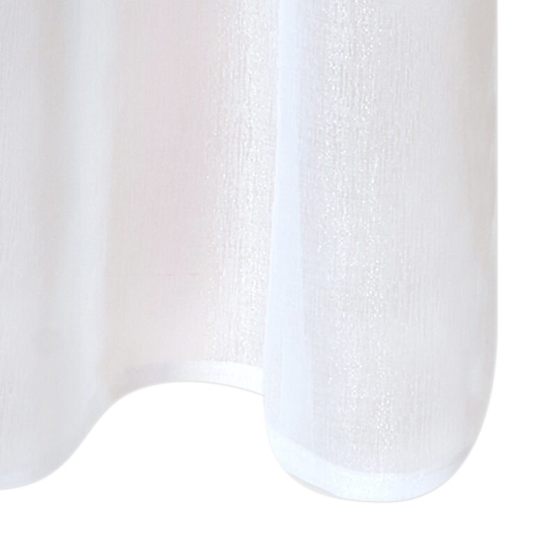 Voilage IRISE coloris blanc 140 x 240 cm