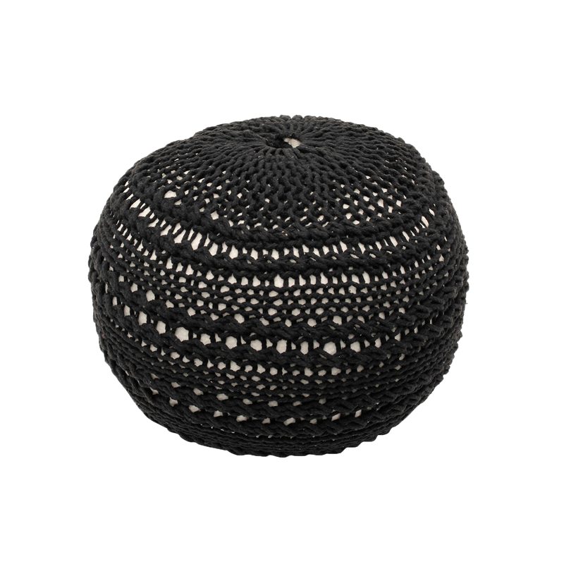 Pouf RANDY coloris noir