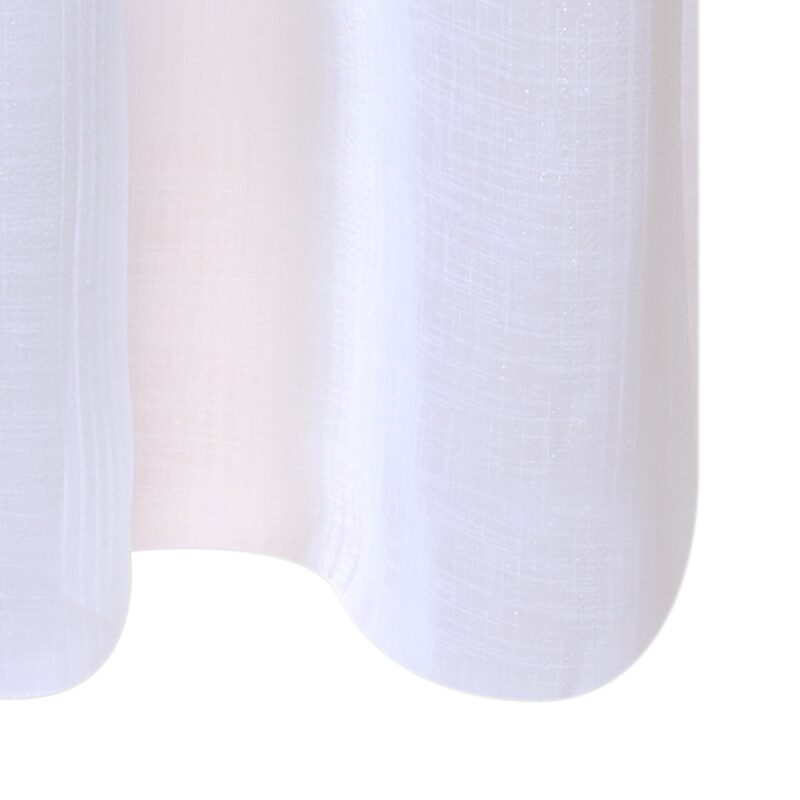 Voilage PANORAMA coloris blanc 140 x 260 cm