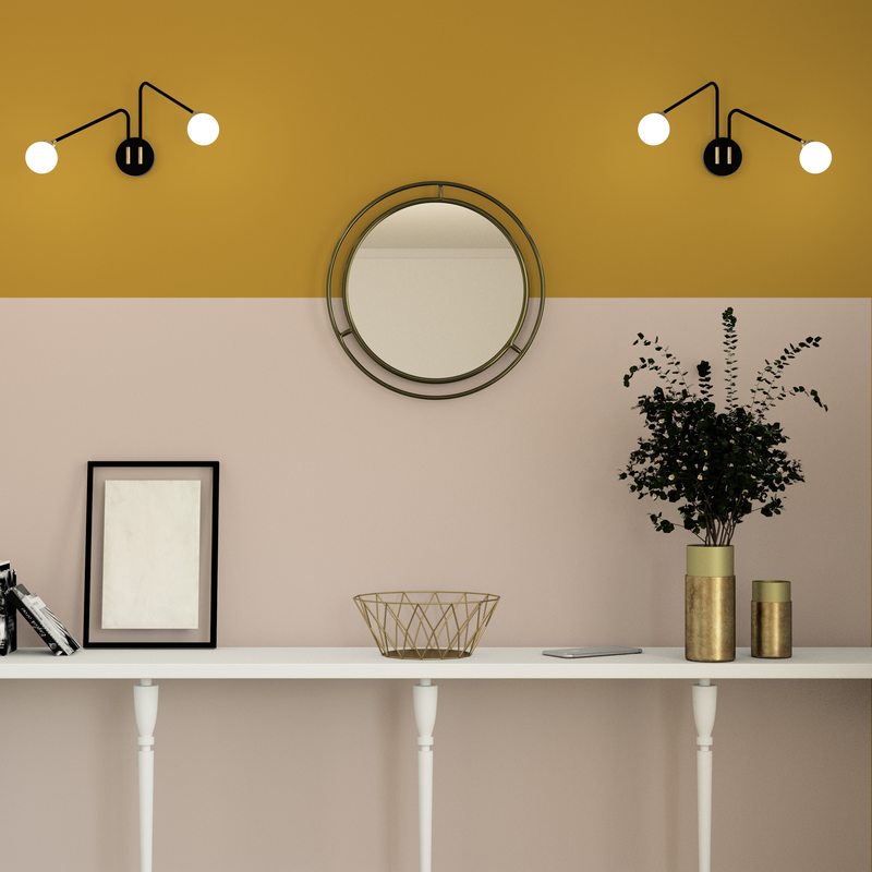 Miroir en métal DORALIS 61 x 61 cm