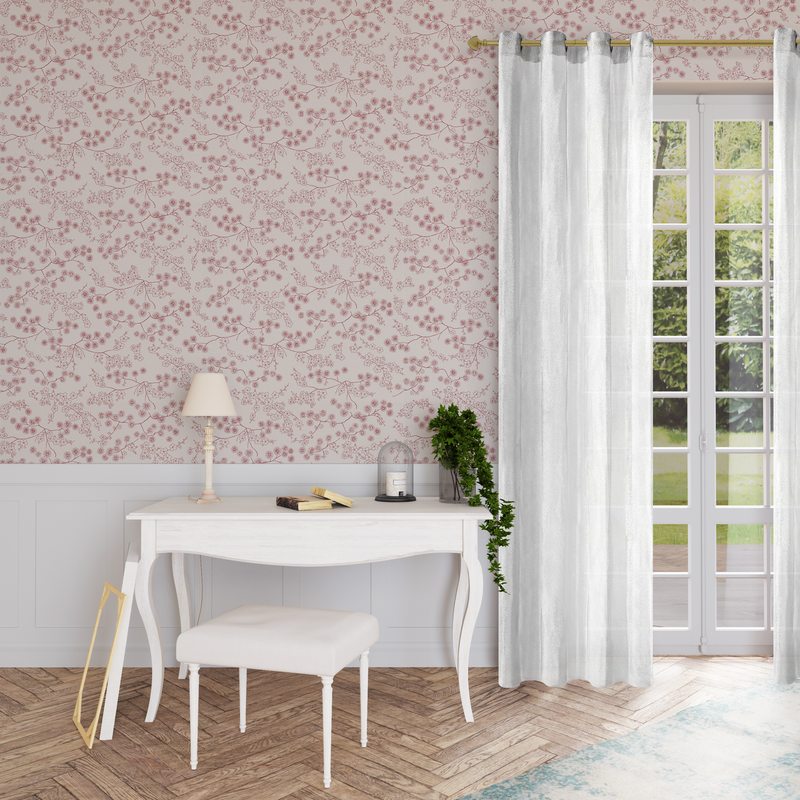Voilage SKY coloris argent 145 x 240 cm