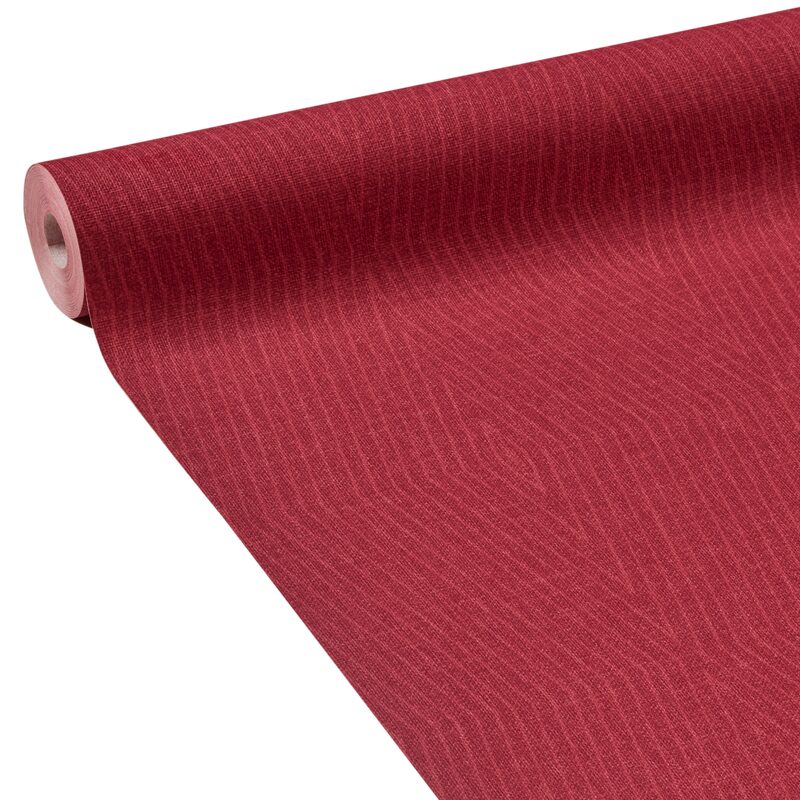 Papier peint intissé MAKABA coloris rouge carmin