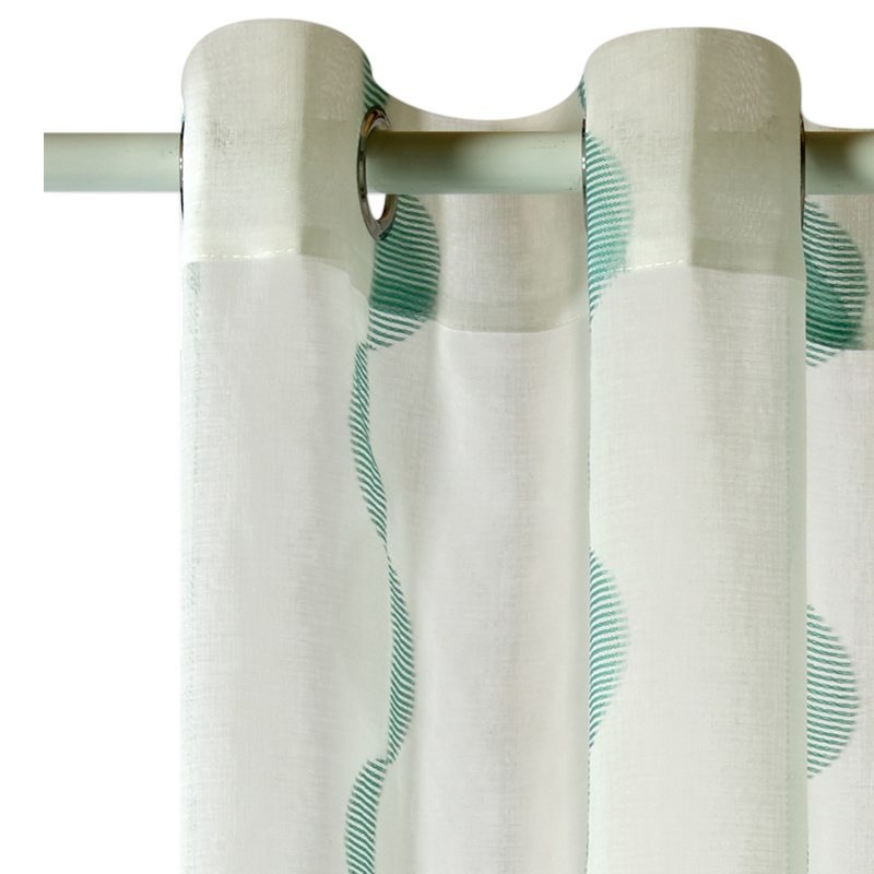 Voilage LUA coloris menthe 140 x 240 cm