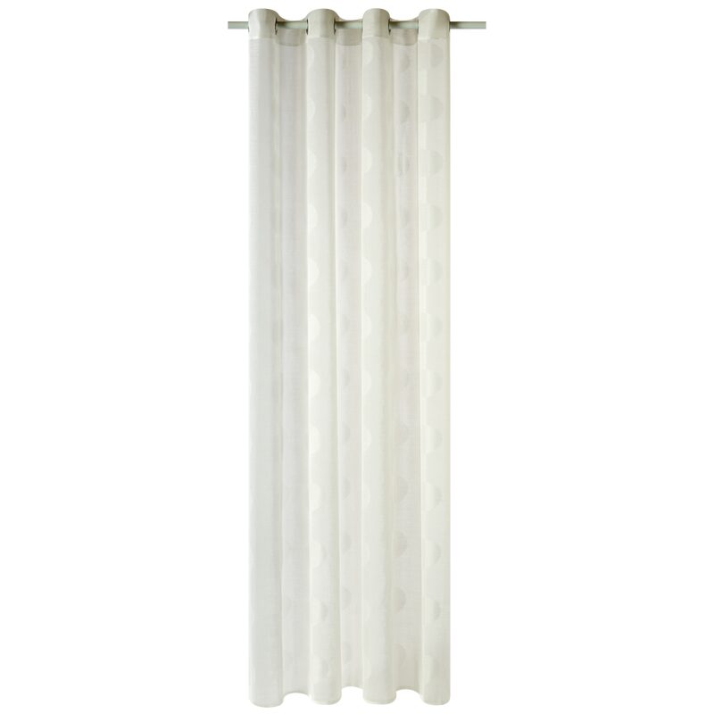 Voilage LUA coloris blanc 140 x 240 cm