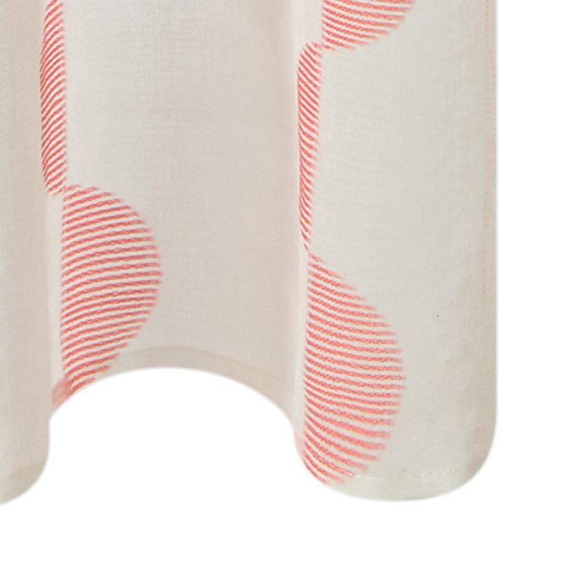 Voilage LUA coloris corail 140 x 240 cm