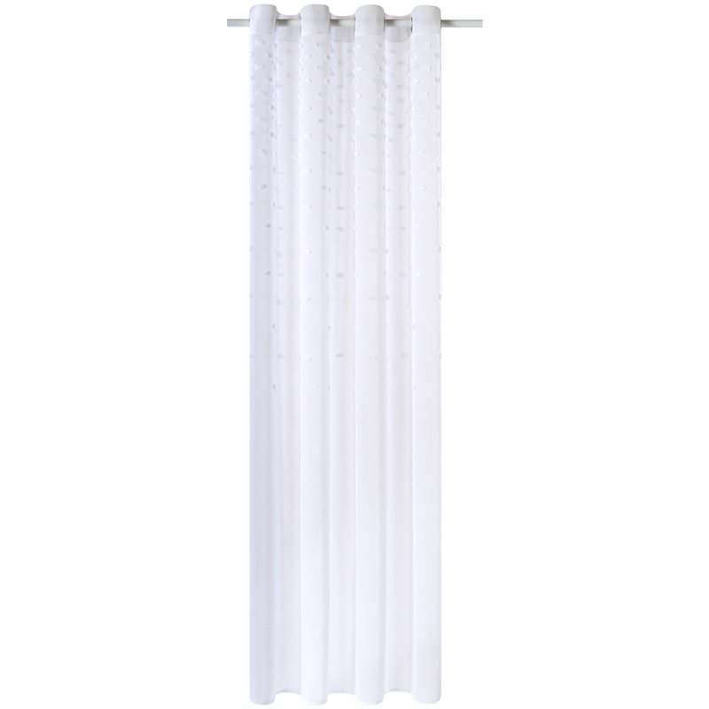 Voilage ELOISE coloris blanc 140 x 240 cm